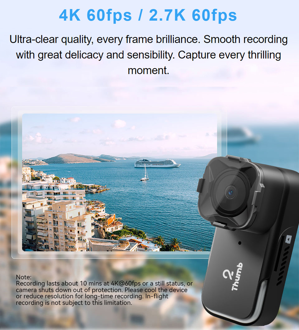 Drone Camera Hd - Новая версия RunCam Thumb 2 4K