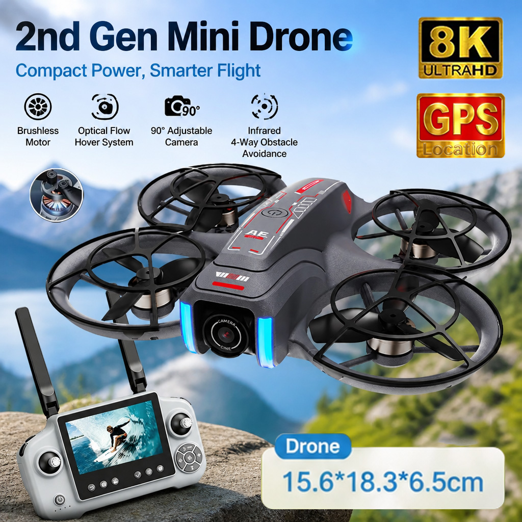 Drone Camera Professional - Новый профессиональный GPS-дрон AE21 с камерой