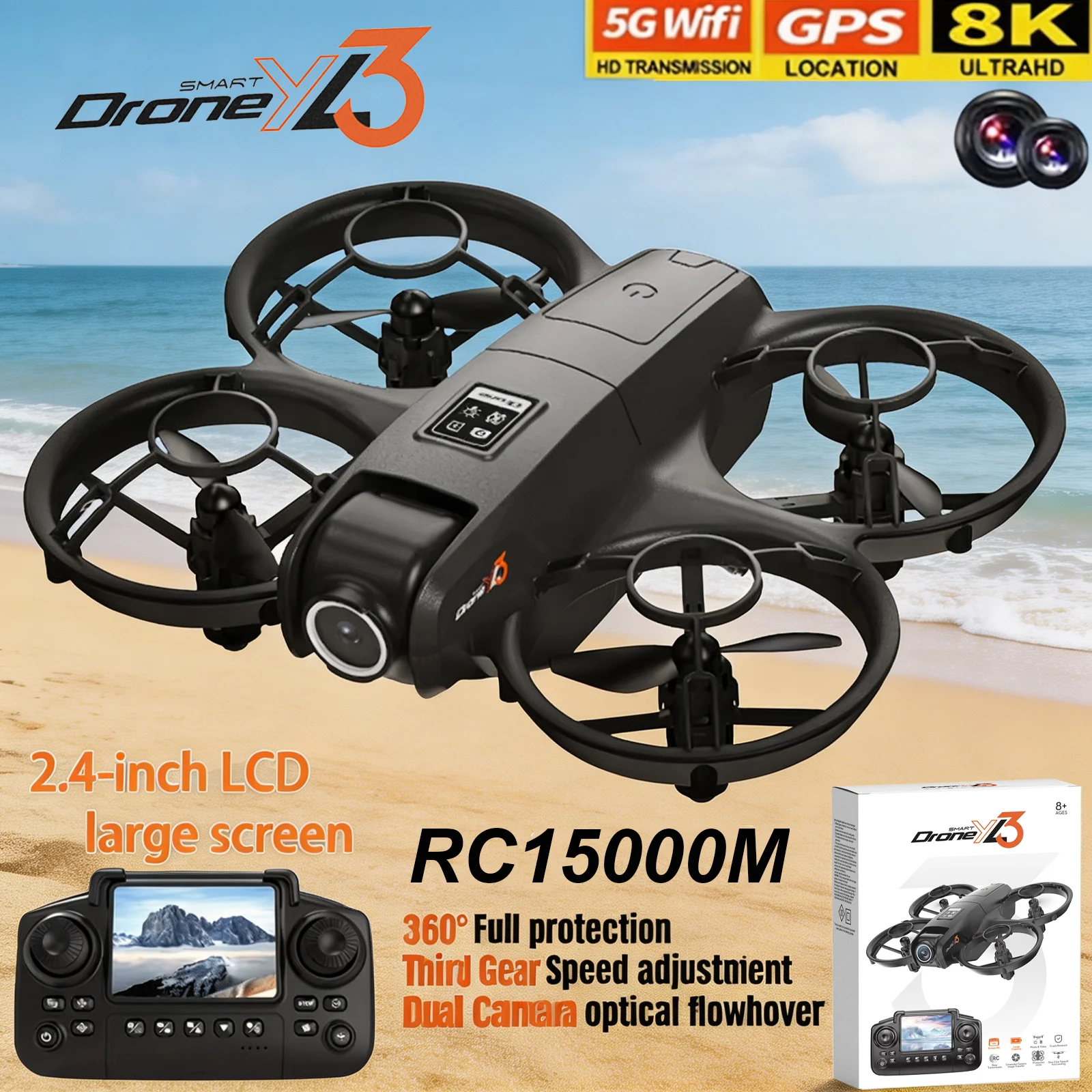 Drone Camera Night Vision - Новый радиоуправляемый дрон YL3 с камерами