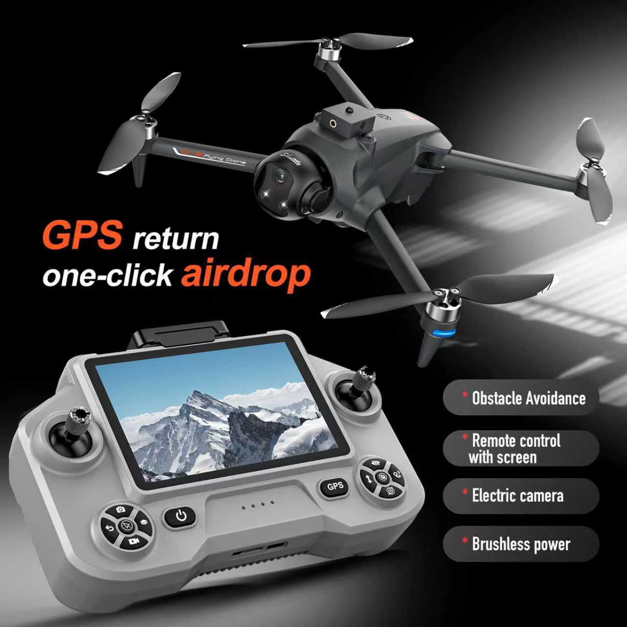 Drone Camera With Gimbal - Квадрокоптер YL059 FPV GPS с двумя
