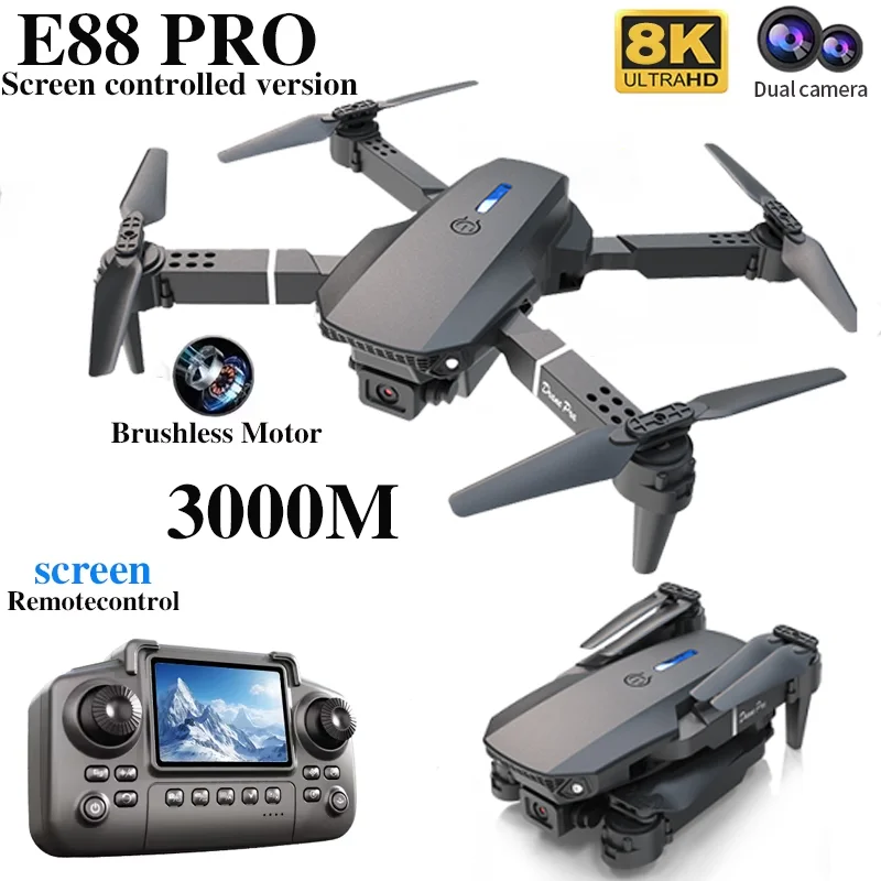 Профессиональный дрон E88 PRO  – обзор и цена Drone Camera Professional