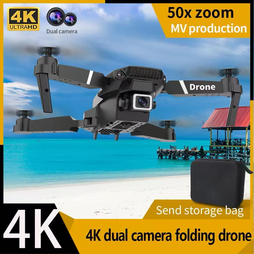 Профессиональный дрон E88, 4k, – обзор и цена Drone Camera Wide Angle