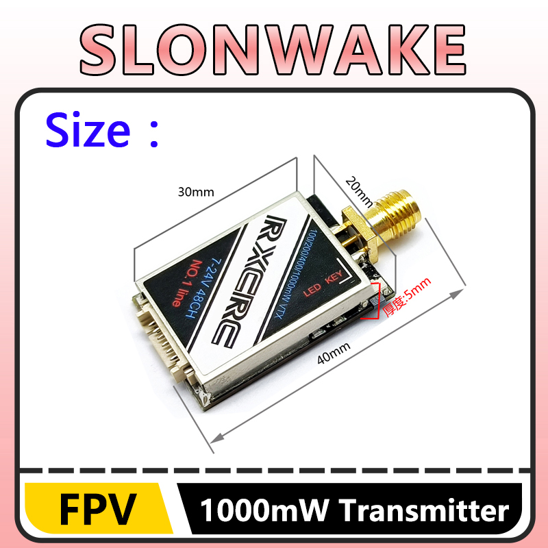 SLONWAKE 5.8G 48CH 1W VTX 100/ – обзор и цена Drone Camera Lens