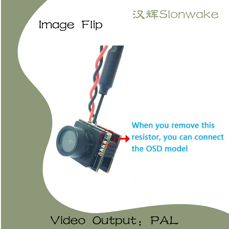 Slonwake 5.8G 48CH 25mW FPV VT – обзор и цена Drone Camera Wide Angle