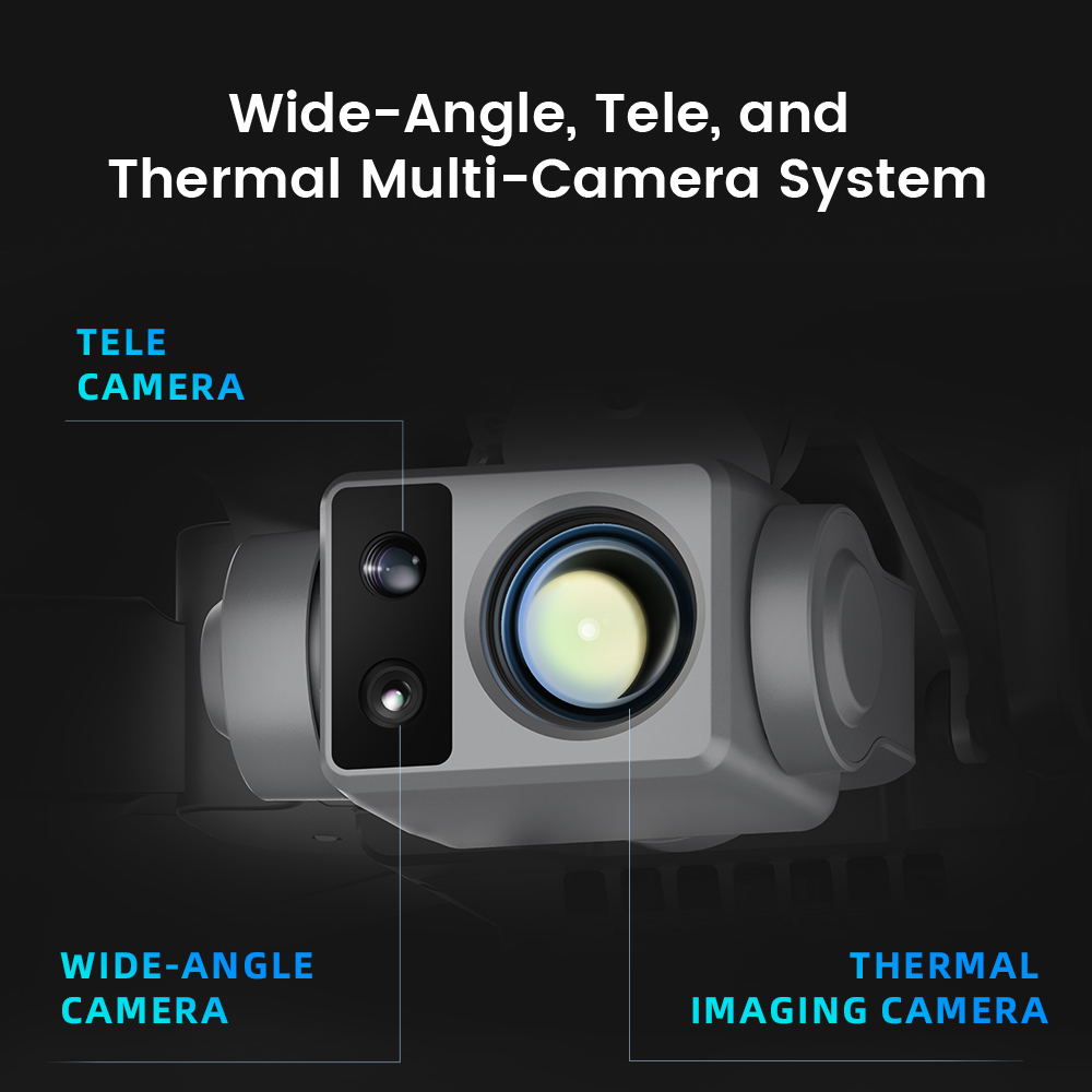 FIMI X8T Дрон с тройной камеро – обзор и цена Drone Camera Thermal