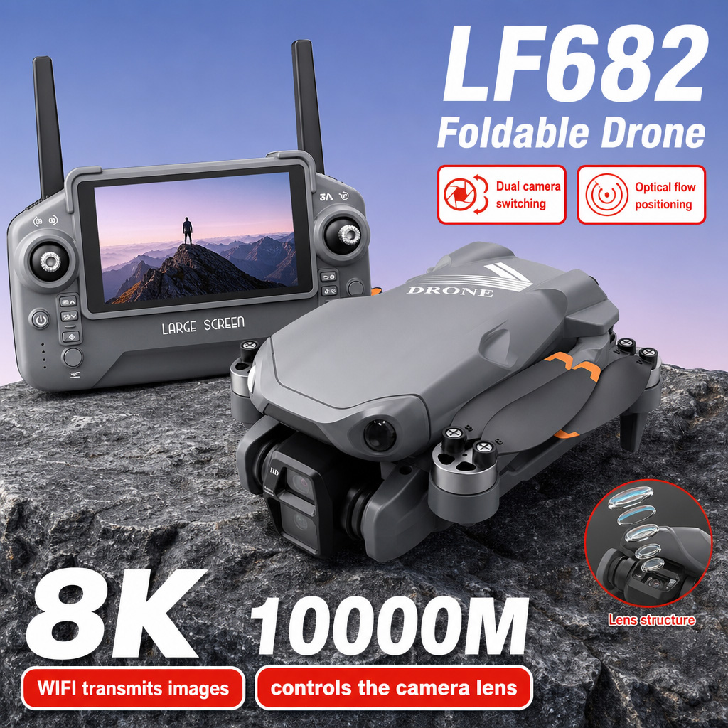 Дрон для аэрофотосъемки LF682  – обзор и цена Drone Camera Professional