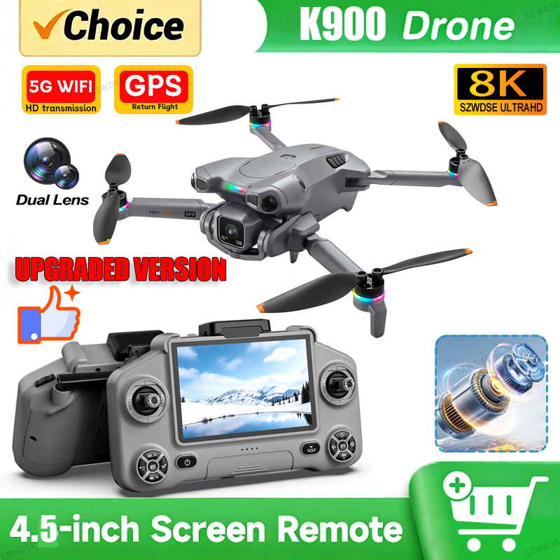 Новый дрон K900 MAX с GPS, про – обзор и цена Drone Camera Night Vision