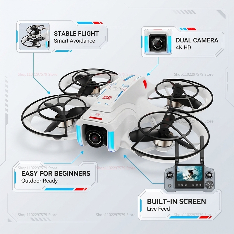 Новый профессиональный GPS-дро – обзор и цена Drone Camera Professional