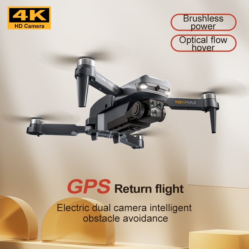 K811MAX Бесщеточный дрон 4K HD – обзор и цена Drone Camera 4K