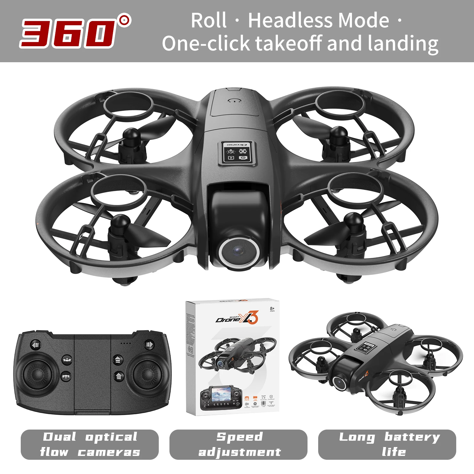 Новый радиоуправляемый дрон YL – обзор и цена Drone Camera Night Vision
