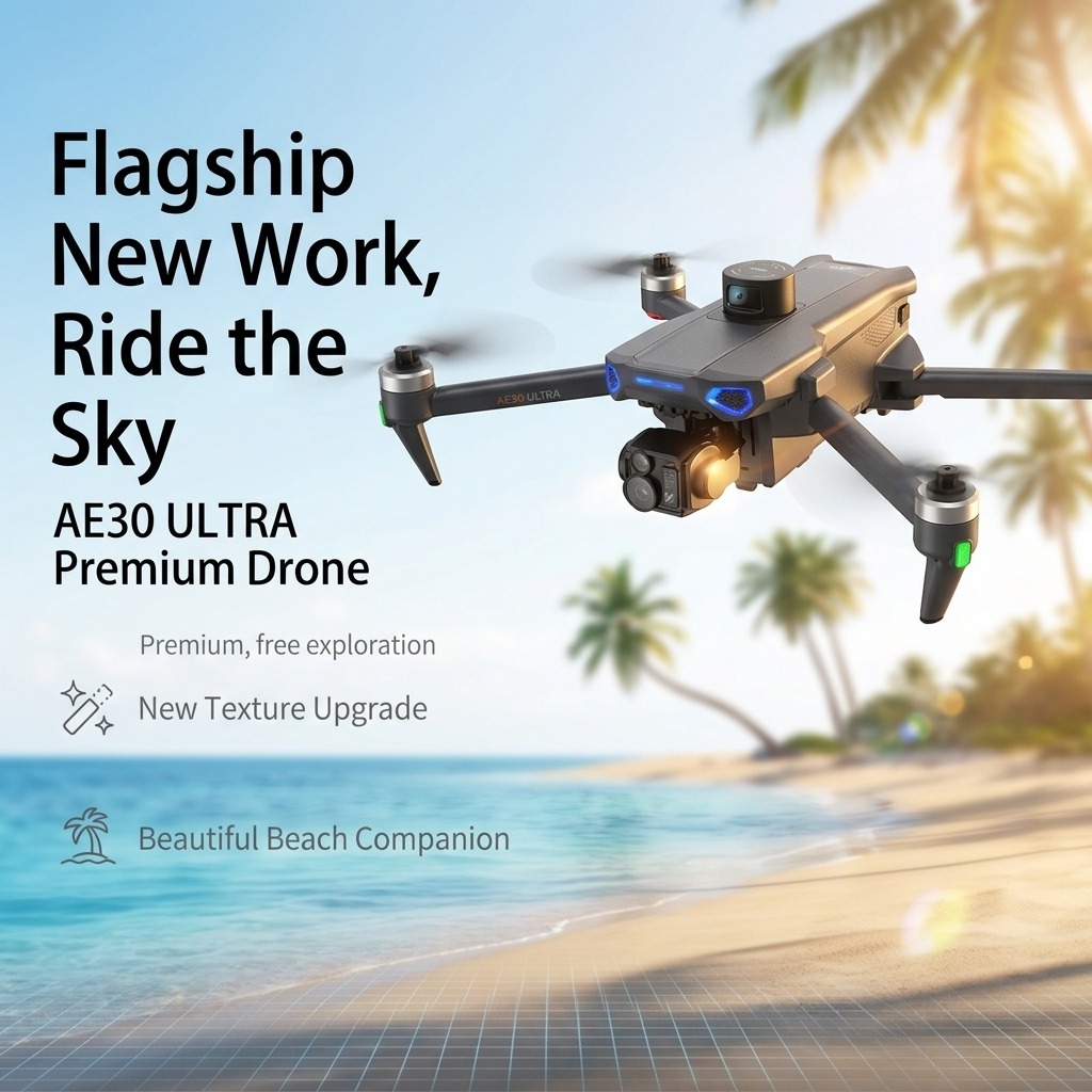 НОВЫЙ Дрон AE30 Ultra GPS с пр – обзор и цена Drone Camera With Gimbal