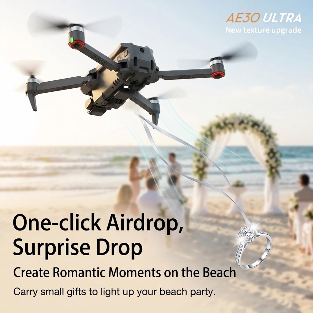 НОВЫЙ Дрон AE30 Ultra GPS с пр – обзор и цена Drone Camera With Gimbal